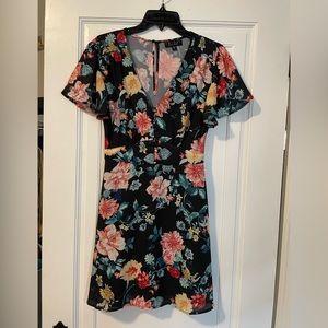 Trixxi floral dress. Size small